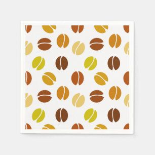 Coffee beans napkins