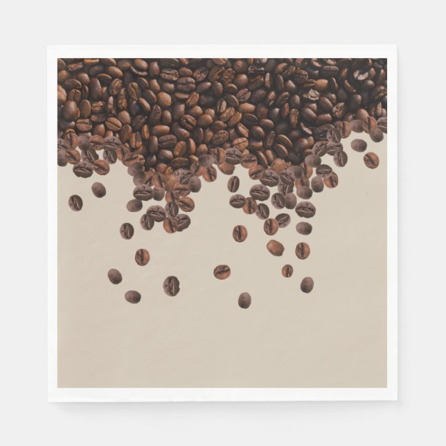 Coffee Beans  Napkins (Front)