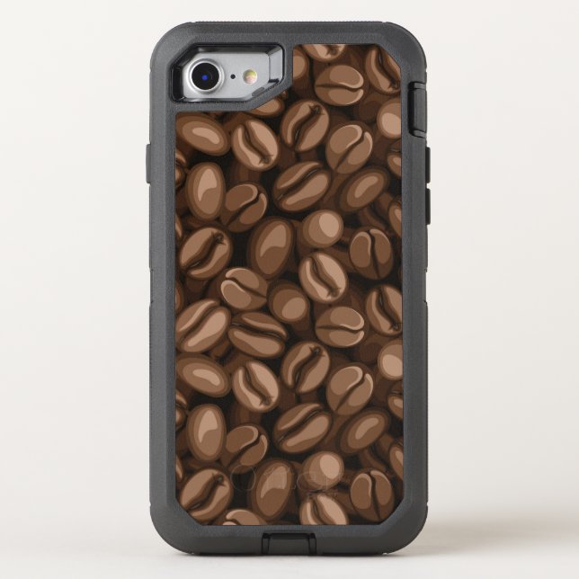 Coffee beans otterbox iPhone case (Back)