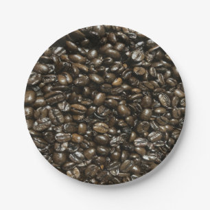 Coffee Beans Paper Plates