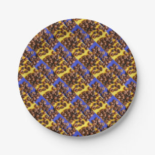 Coffee Beans Paper Plates