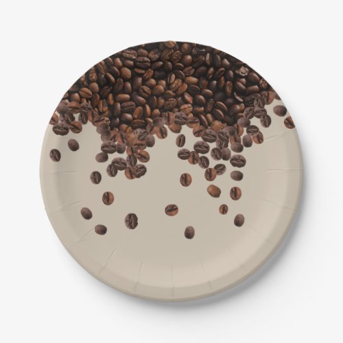 Coffee Beans Paper Plates
