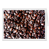 Coffee Beans Pattern - Dark Roast Cards (Front Horizontal)