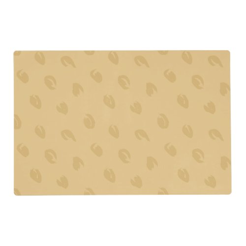 coffee beans pattern placemat