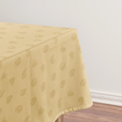 coffee beans pattern tablecloth