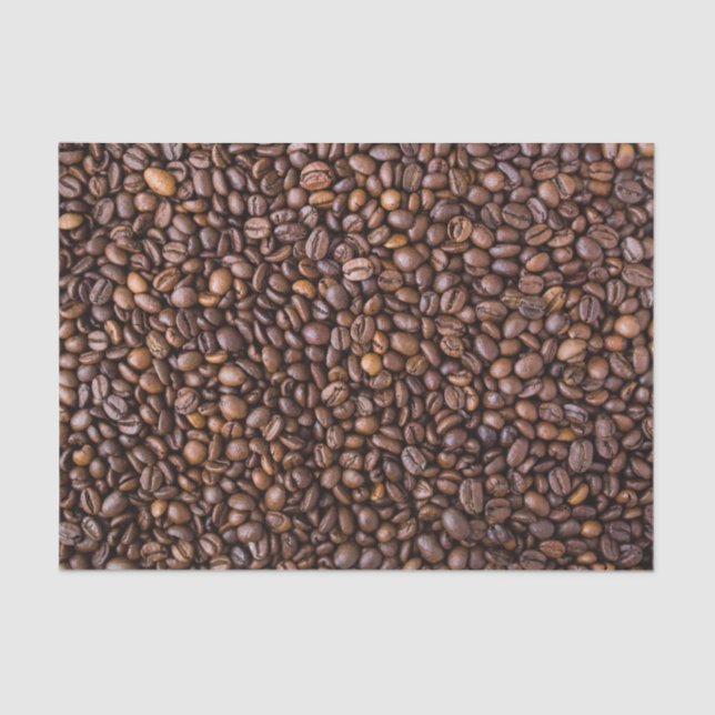 Coffee beans pattern tissue paper (Front)