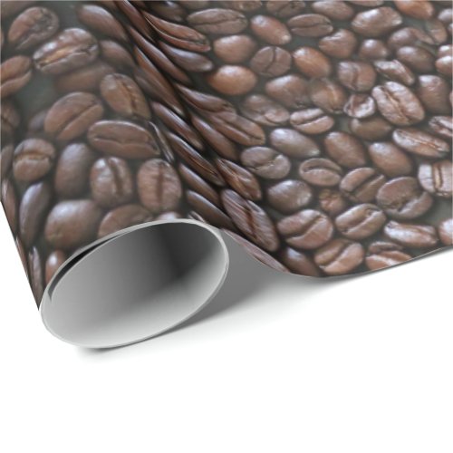 COFFEE BEANS PATTERN WRAPPING PAPER