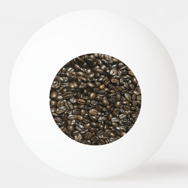 Coffee Beans Ping Pong Ball (Front)