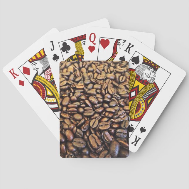 coffee beans poker cards (Back)
