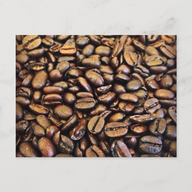 coffee beans postcard (Front)