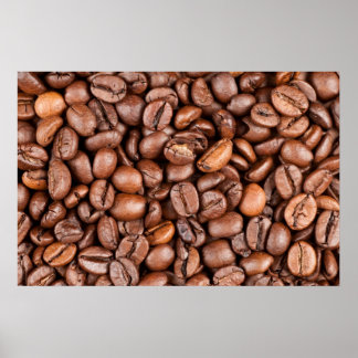 Coffee beans poster