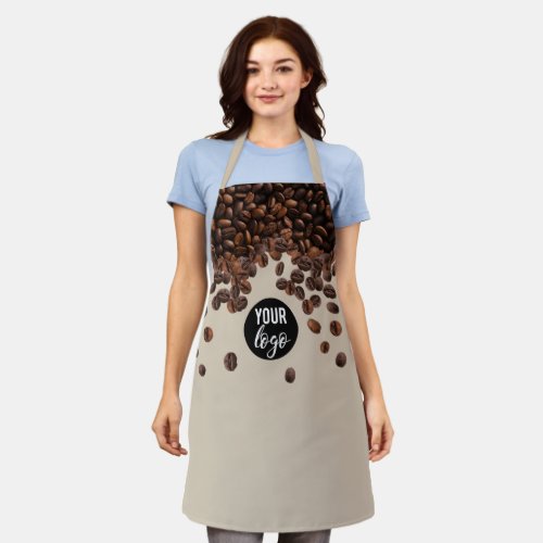 Coffee Beans Professional Business Logo Apron