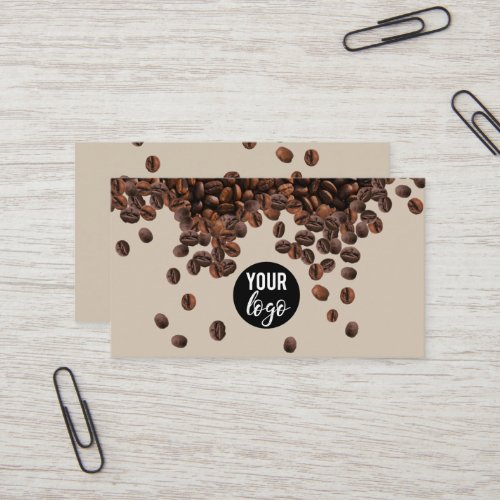 Coffee Beans Professional Business Logo Business Card
