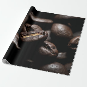 Coffee beans roasted food coffee wrapping paper