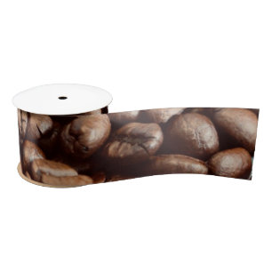 Coffee Beans Satin Ribbon