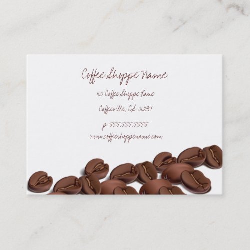 Coffee Beans Shoppe Punch Cards