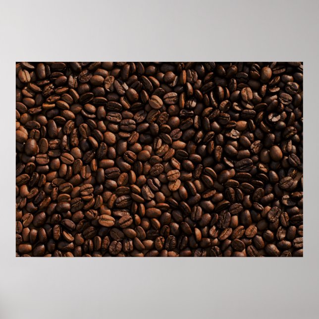 Coffee Beans Texture Poster (Front)
