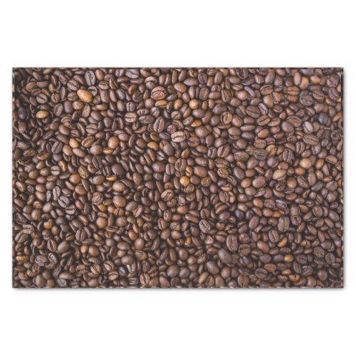 Coffee beans  tissue paper