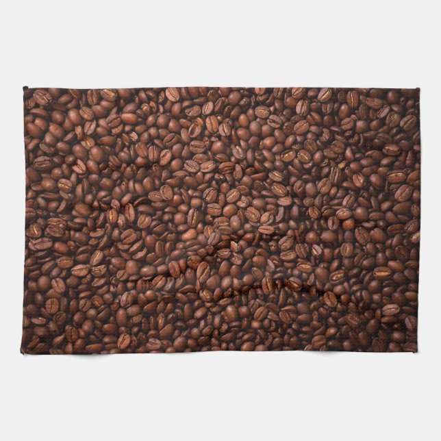 Coffee Beans Towel (Horizontal)