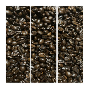 Coffee Beans Triptych