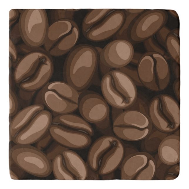 Coffee beans trivet (Front)