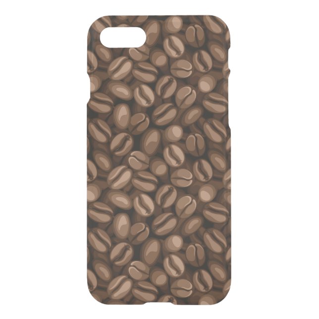 Coffee beans uncommon iPhone case (Back)