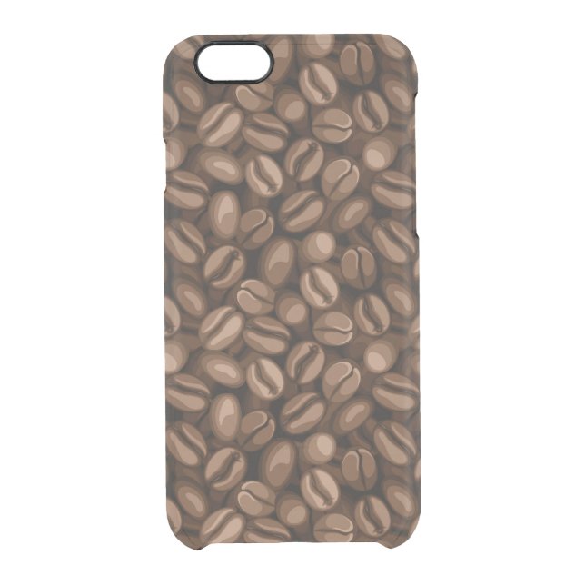 Coffee beans uncommon iPhone case (Back)