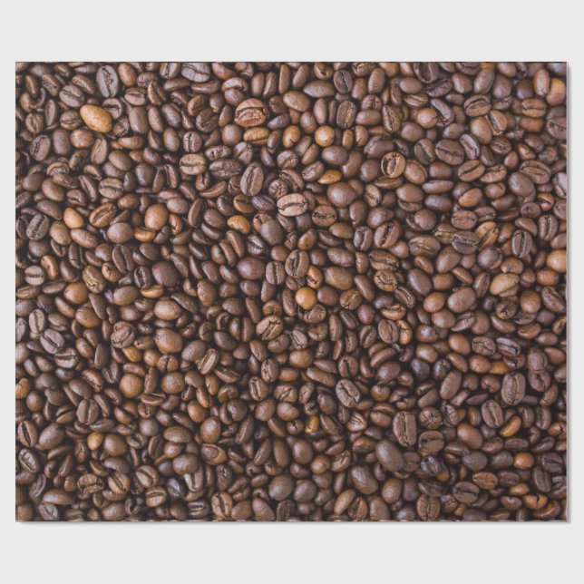 Coffee beans! wrapping paper (Flat)