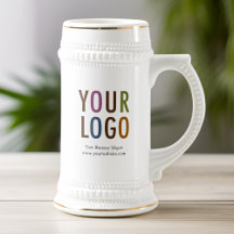 Coffee Beer Stein Custom Company Logo Promotional