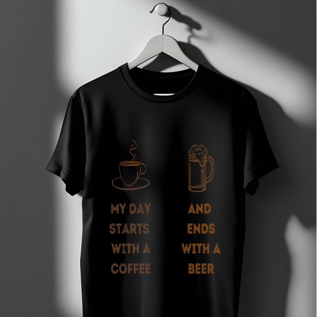Coffee Beer T-Shirt (Creator Uploaded)