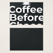 Coffee Before Chaos – Morning Motivation Quote (Front & Back)