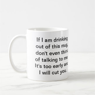 Coffee Before Safe Conversation Mug