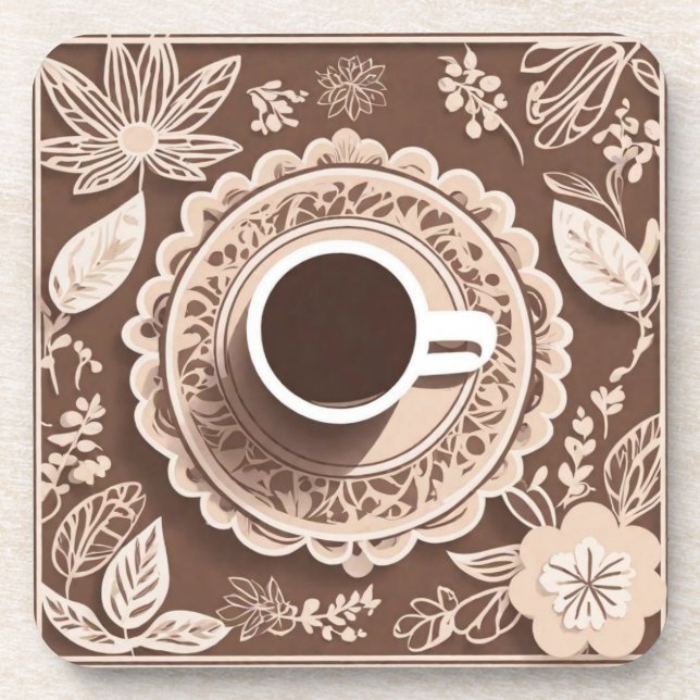 Coffee Beverage Coaster (Front)
