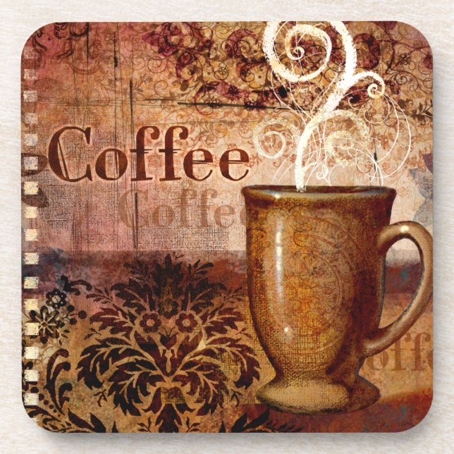 Coffee Beverage Coaster (Front)