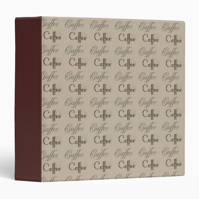 Coffee Binder (Front/Spine)