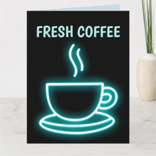 COFFEE BIRTHDAY Greeting Card