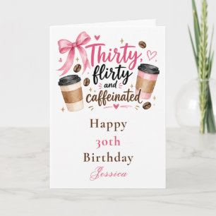 Coffee Birthday Invitation