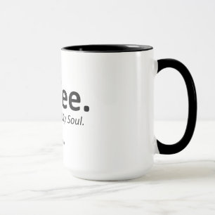 Coffee, Black 15 oz Ringer Mug