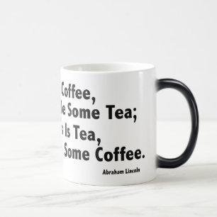 Coffee? Black/White 11 oz Morphing Mug