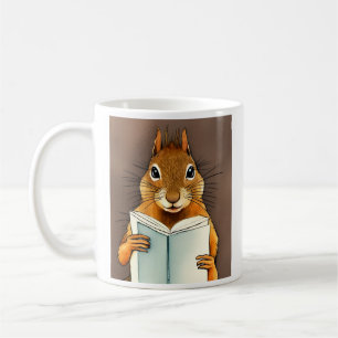Coffee, Books and Squirrels Coffee Mug