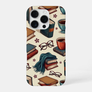 Coffee& books collection iPhone 16 pro case