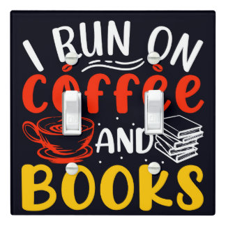 Coffee & Books Light Switch Cover