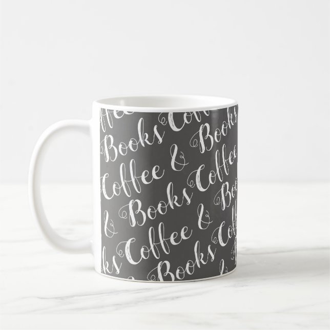 Coffee & Books Mug (Left)