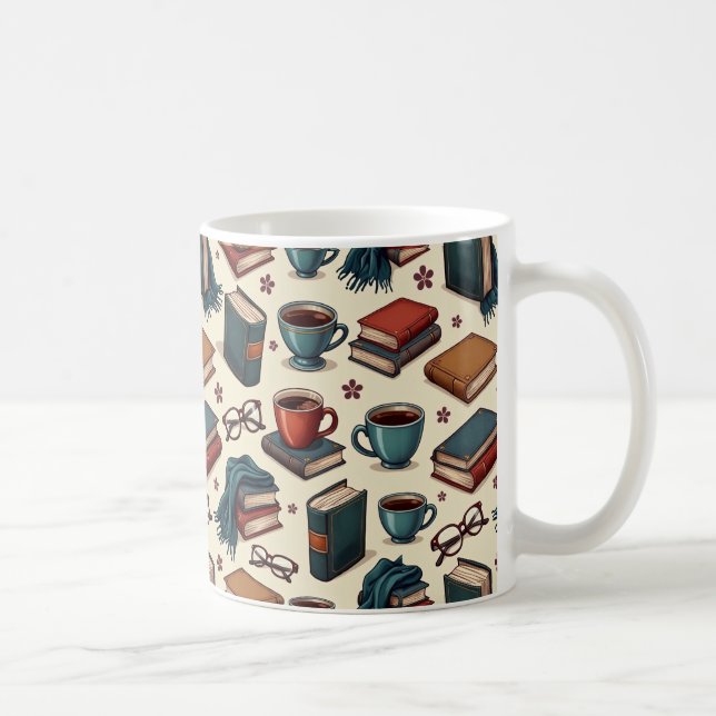Coffee & Books Mug (Right)