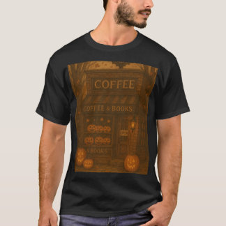 Coffee & Books Pumpkin Café – Cozy Autumn Men’s T-Shirt