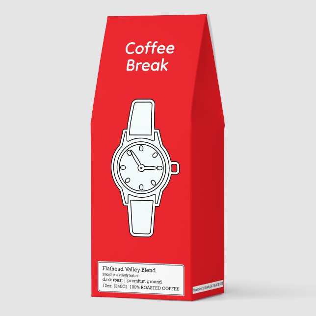 Coffee Break Blended Coffee Favors (Front)