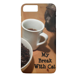 Coffee Break (cat) iPhone/iPad Case by RoseWrites