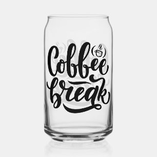 Coffee Break Club Can Glass