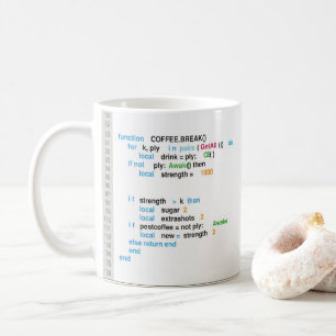 Coffee Break Coding Software Engineer Funny Mug