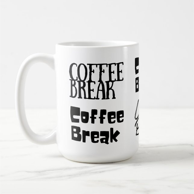Coffee Break Coffee Mug (Left)
